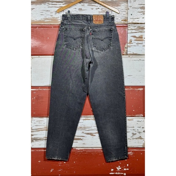 Levi's Denim - USA Vintage Levi's 560 Jeans Black Wash Distressed‎ Denim Womens Size 31x31.5